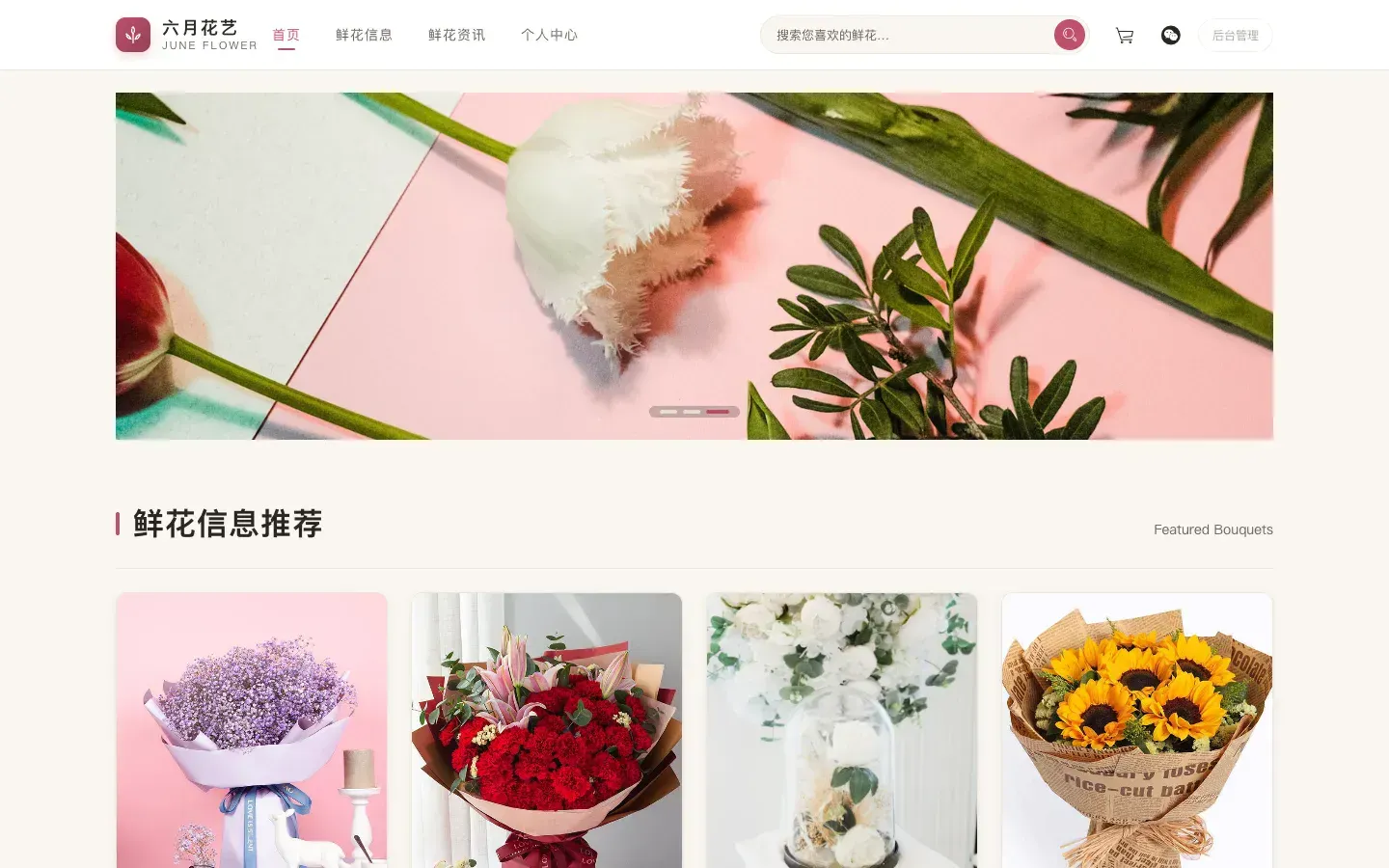 改造后的前台首页
