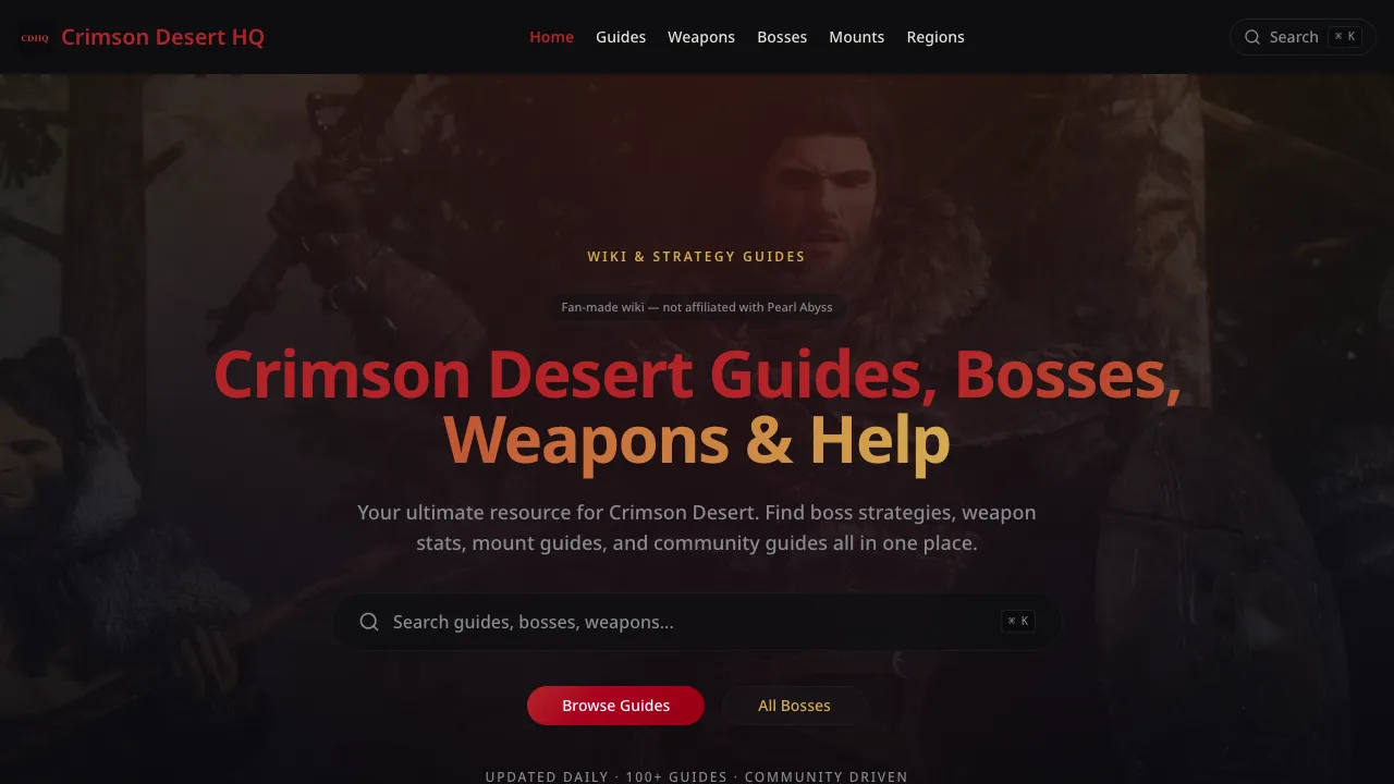 Crimson Desert HQ