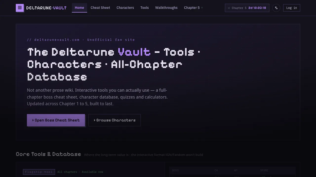 Deltarune Vault