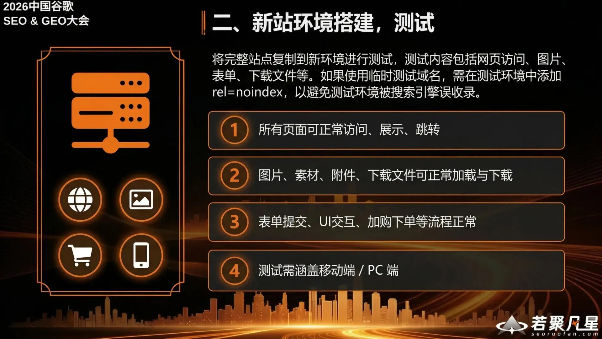 新站环境测试